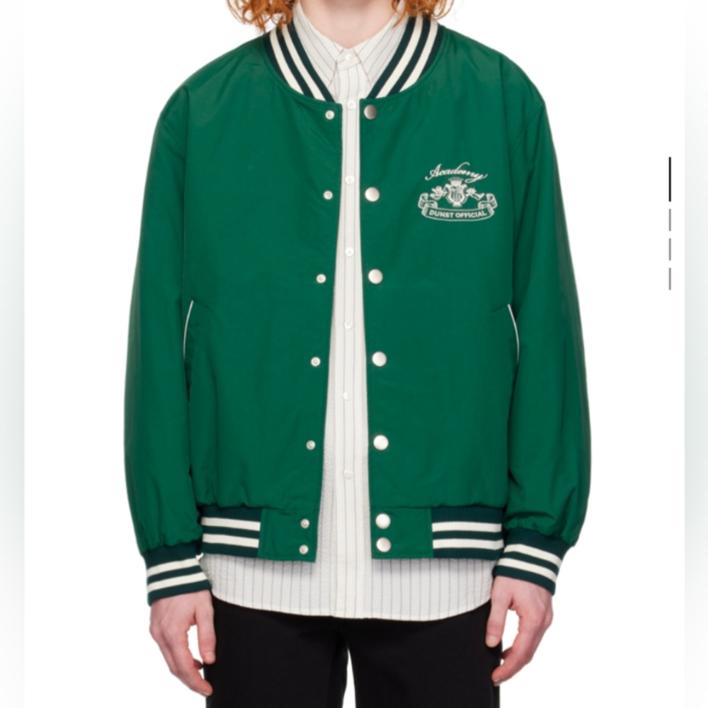 Dunst - Green Varsity Bomber Jacket